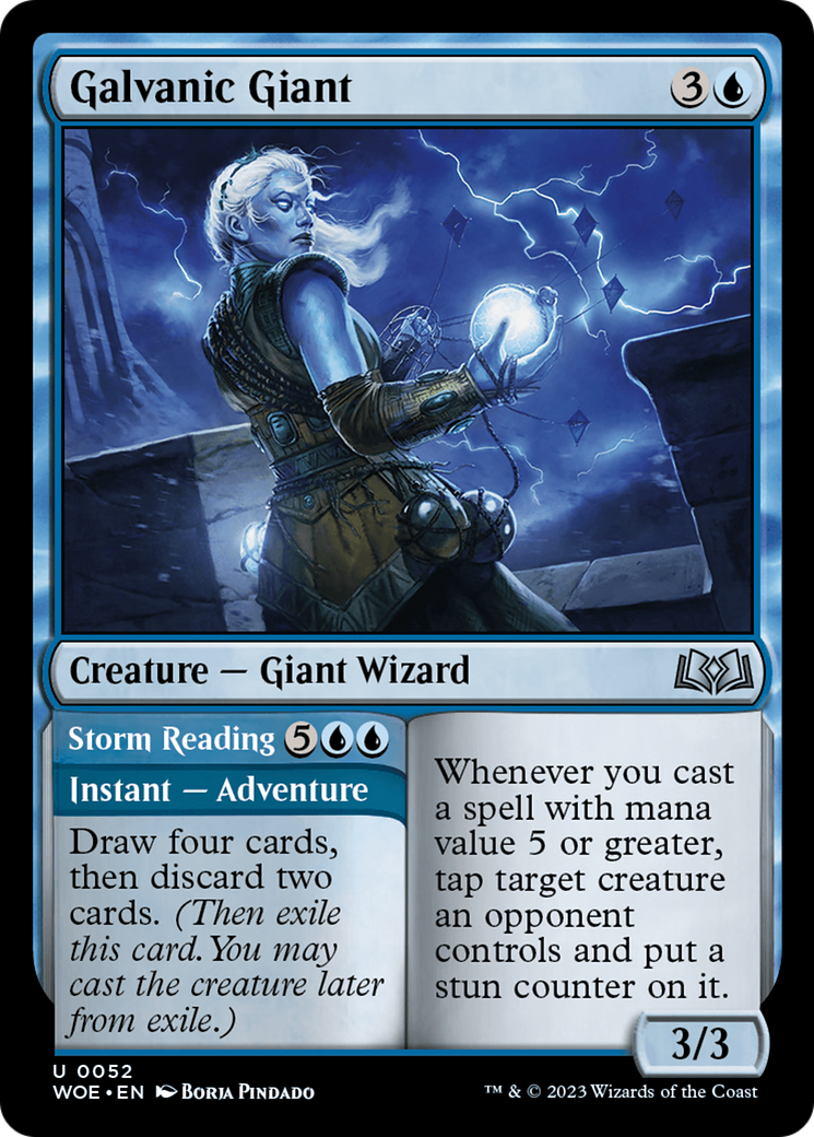 Galvanic Giant // Storm Reading [Wilds of Eldraine] | GrognardGamesBatavia