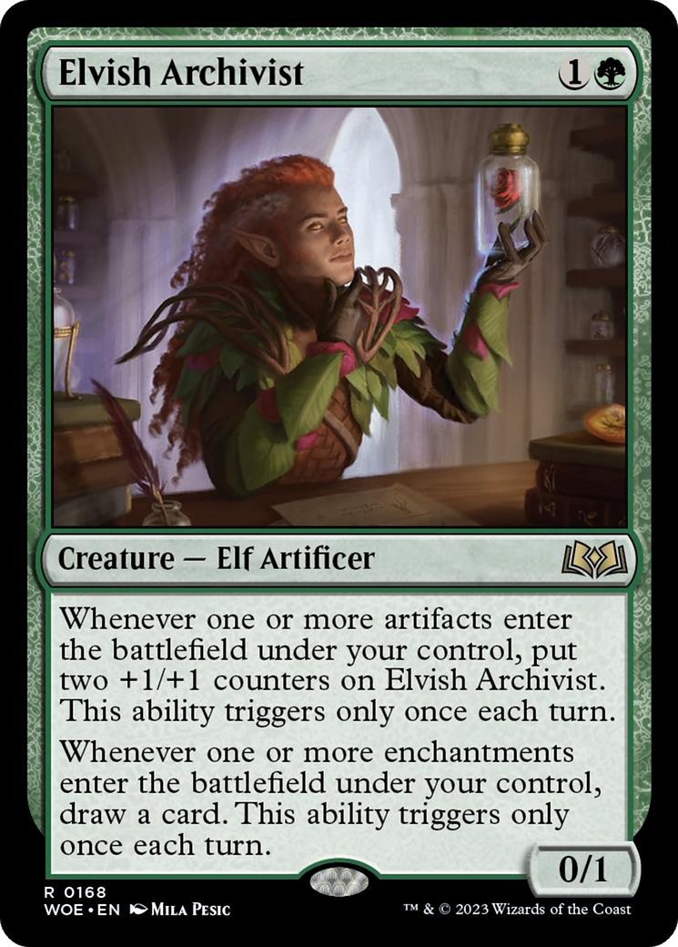 Elvish Archivist [Wilds of Eldraine] | GrognardGamesBatavia