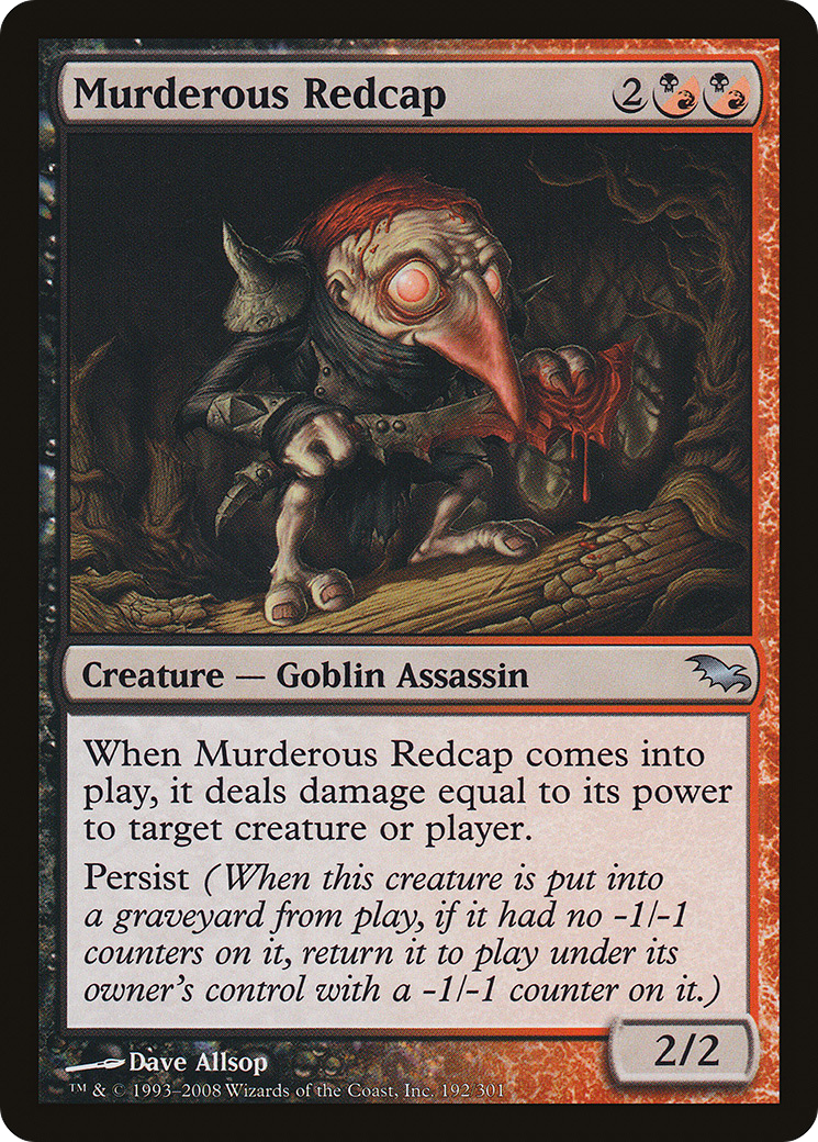 Murderous Redcap [Shadowmoor] | GrognardGamesBatavia
