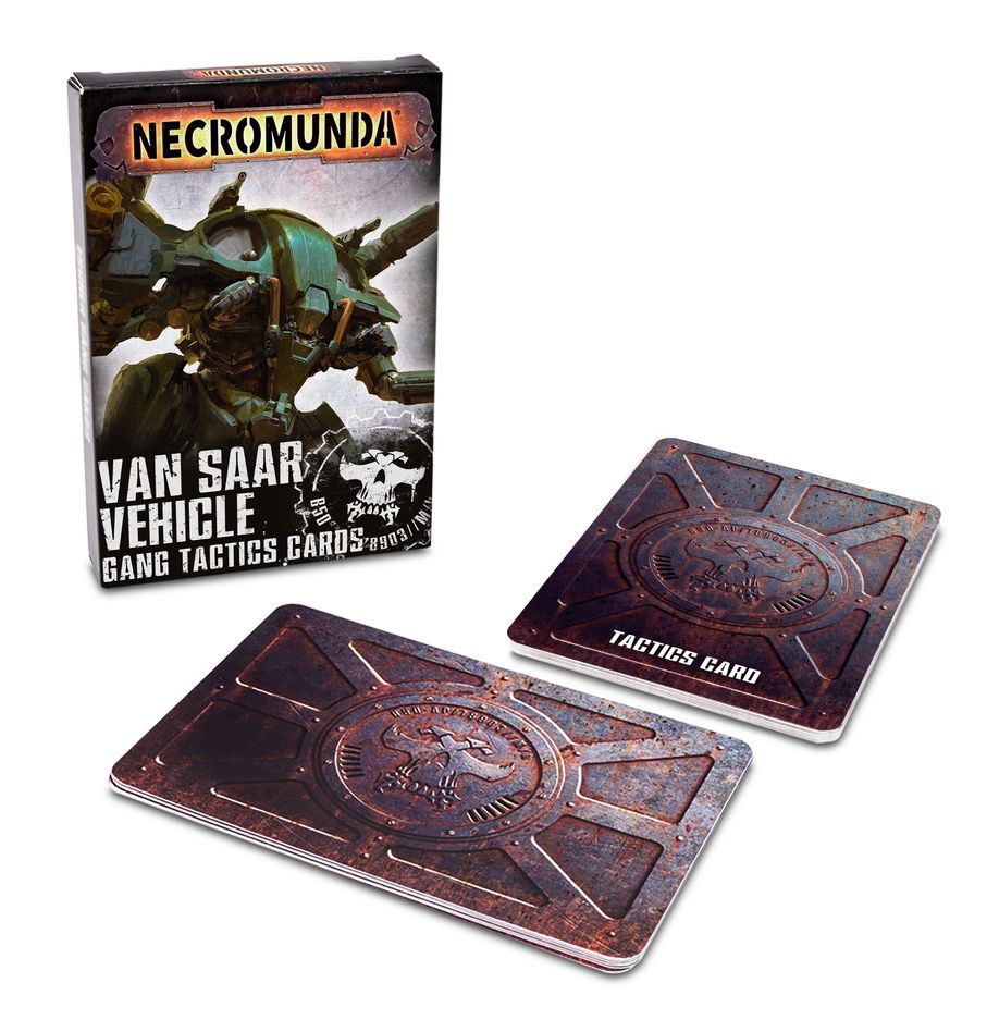 Necromunda: Van Saar Vehicle Gang Tactics Cards | GrognardGamesBatavia