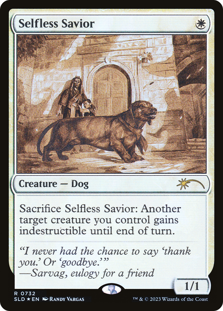 Selfless Savior (Sketch) [Secret Lair Drop Promos] | GrognardGamesBatavia