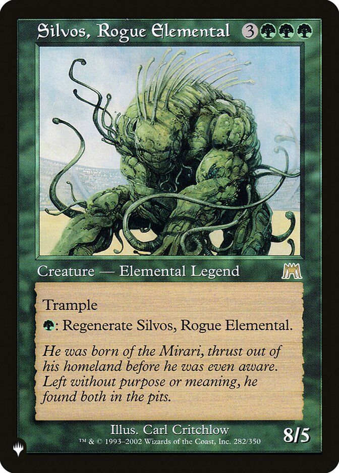 Silvos, Rogue Elemental [The List] | GrognardGamesBatavia