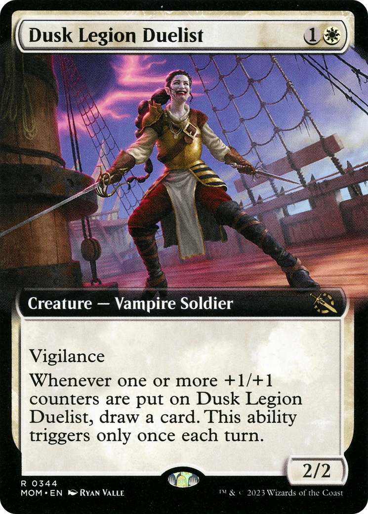 Dusk Legion Duelist (Extended Art) [March of the Machine] | GrognardGamesBatavia