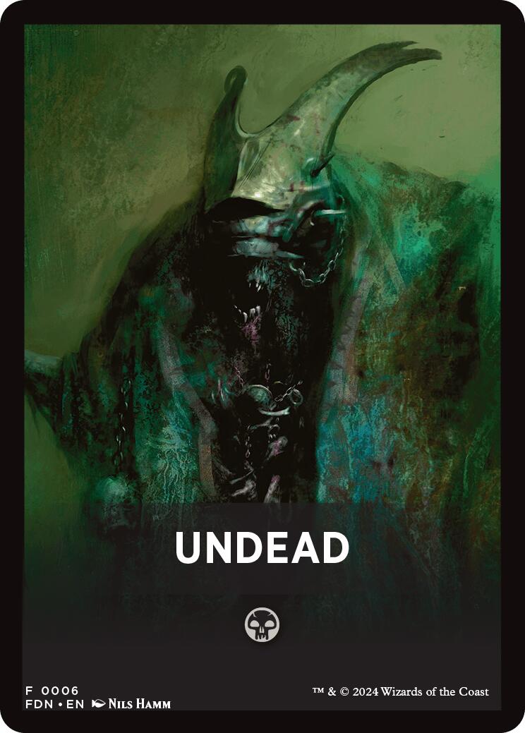 Undead Theme Card [Foundations Tokens] | GrognardGamesBatavia