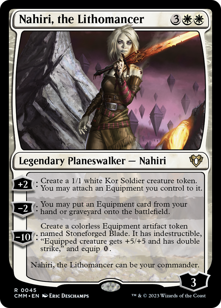 Nahiri, the Lithomancer [Commander Masters] | GrognardGamesBatavia