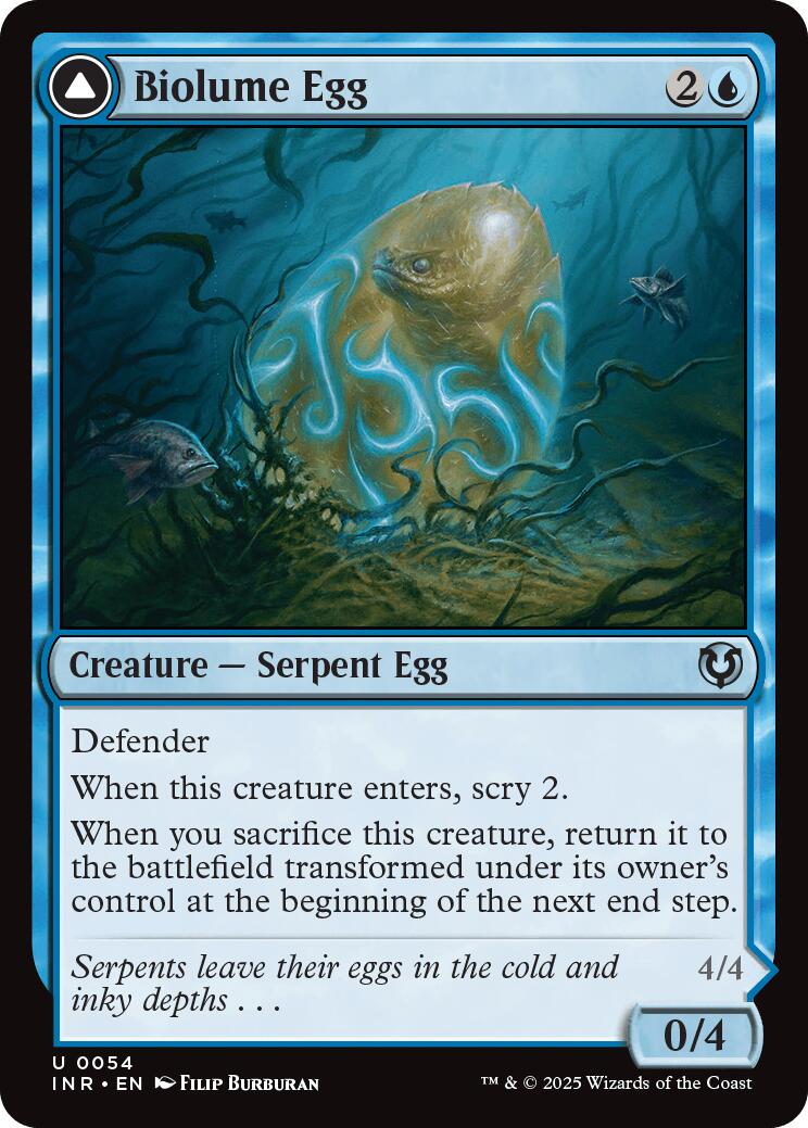 Biolume Egg // Biolume Serpent [Innistrad Remastered] | GrognardGamesBatavia