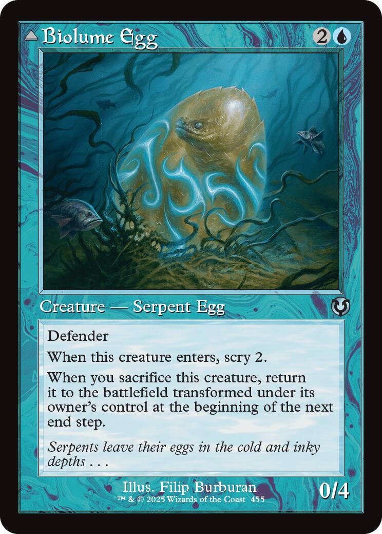 Biolume Egg // Biolume Serpent (Retro Frame) [Innistrad Remastered] | GrognardGamesBatavia