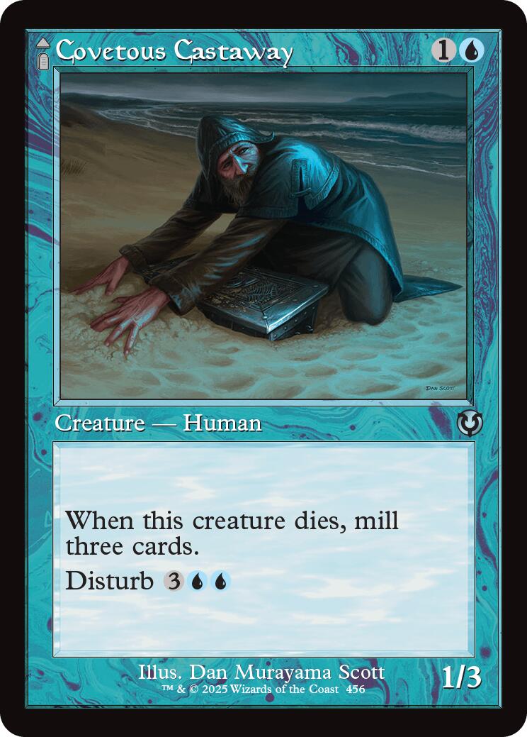 Covetous Castaway // Ghostly Castigator (Retro Frame) [Innistrad Remastered] | GrognardGamesBatavia