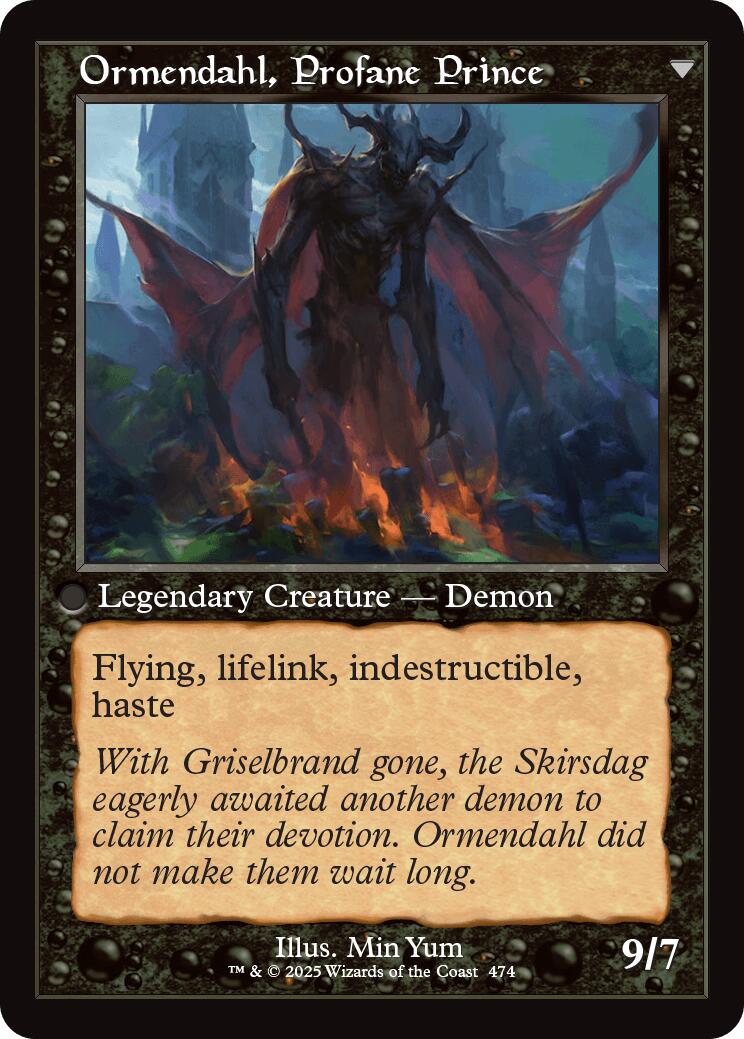 Westvale Abbey // Ormendahl, Profane Prince (Retro Frame) [Innistrad Remastered] | GrognardGamesBatavia