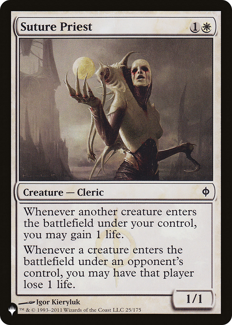 Suture Priest [The List] | GrognardGamesBatavia