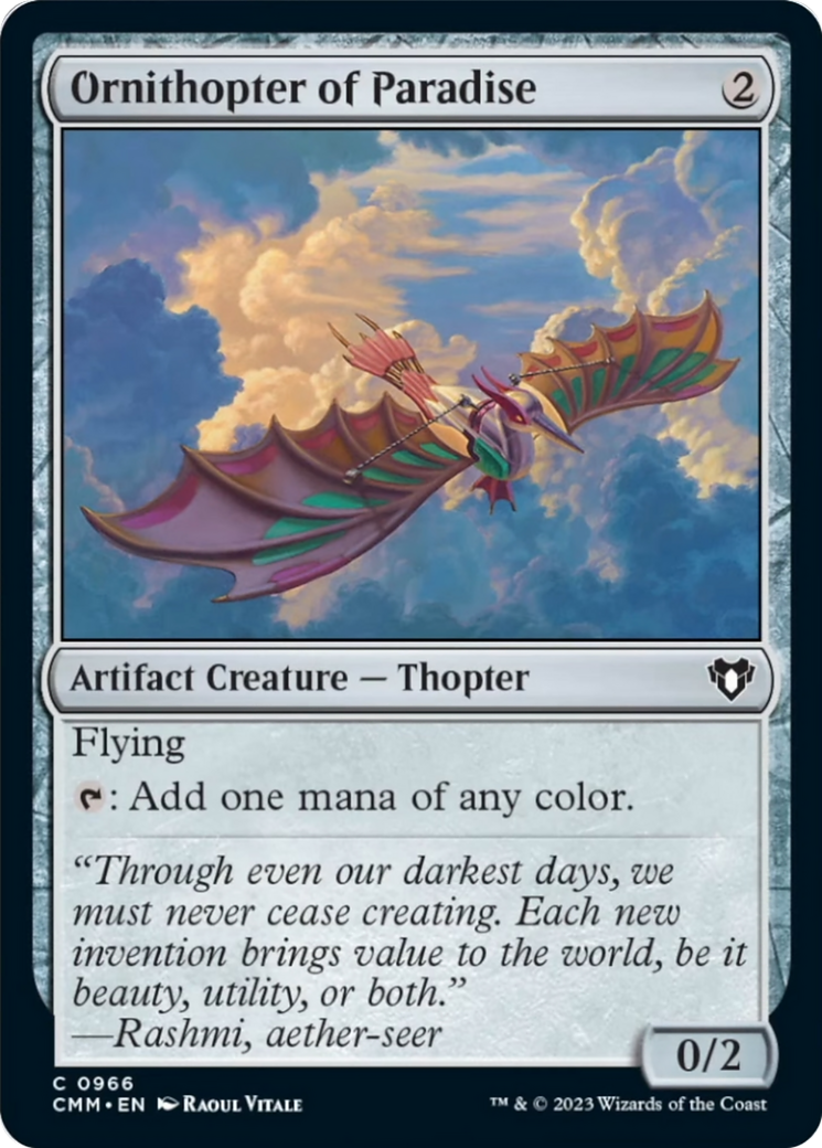 Ornithopter of Paradise [Commander Masters] | GrognardGamesBatavia