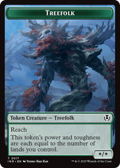 Treefolk // Emblem - Wrenn and Seven Double-Sided Token [Innistrad Remastered Tokens] | GrognardGamesBatavia