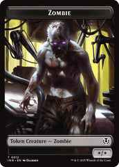 Zombie (0011) // Zombie (0012) Double-Sided Token [Innistrad Remastered Tokens] | GrognardGamesBatavia