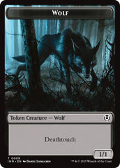 Wolf (0009) // Wolf (0018) Double-Sided Token [Innistrad Remastered Tokens] | GrognardGamesBatavia