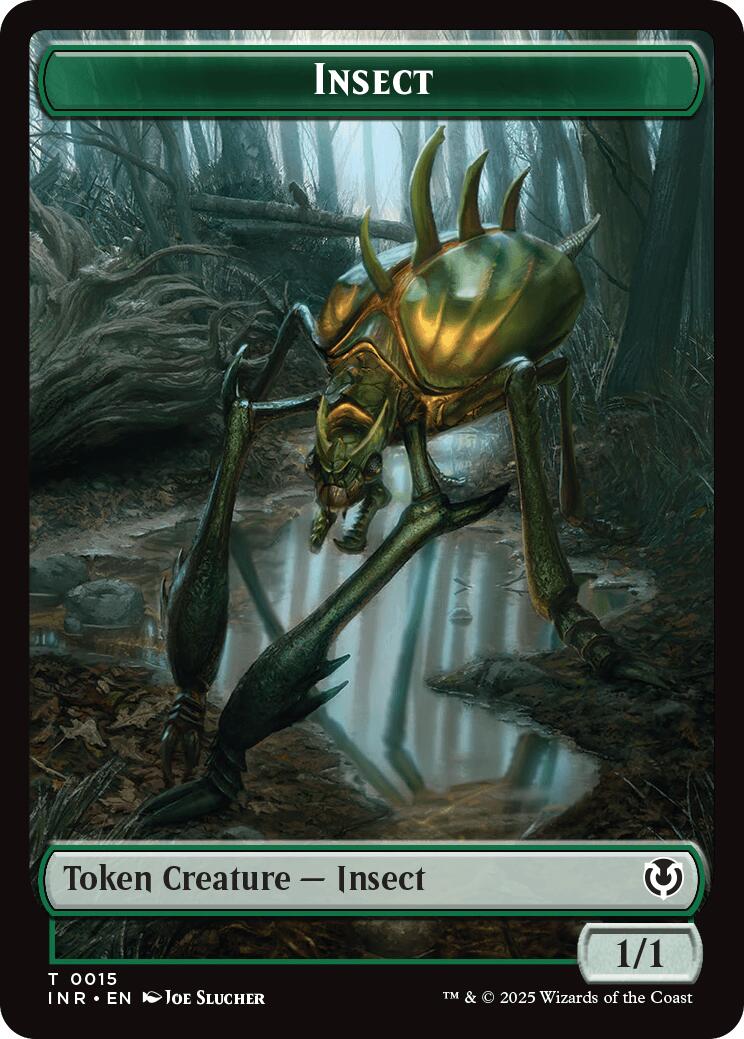 Insect // Spider Double-Sided Token [Innistrad Remastered Tokens] | GrognardGamesBatavia