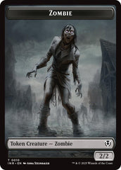 Zombie (0010) // Blood Double-Sided Token [Innistrad Remastered Tokens] | GrognardGamesBatavia