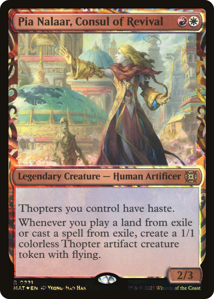 Pia Nalaar, Consul of Revival (Showcase Halo Foil) [March of the Machine: The Aftermath] | GrognardGamesBatavia