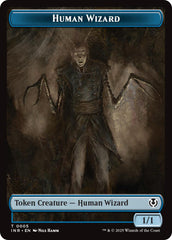 Human Wizard // Emblem - Jace, Unraveler of Secrets Double-Sided Token [Innistrad Remastered Tokens] | GrognardGamesBatavia