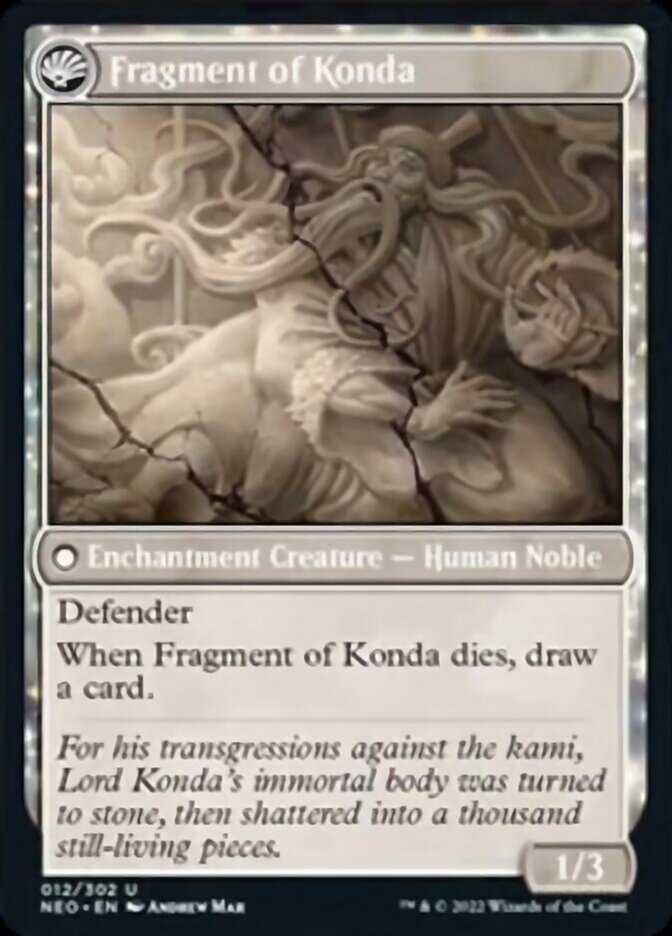 The Fall of Lord Konda // Fragment of Konda [Kamigawa: Neon Dynasty] | GrognardGamesBatavia