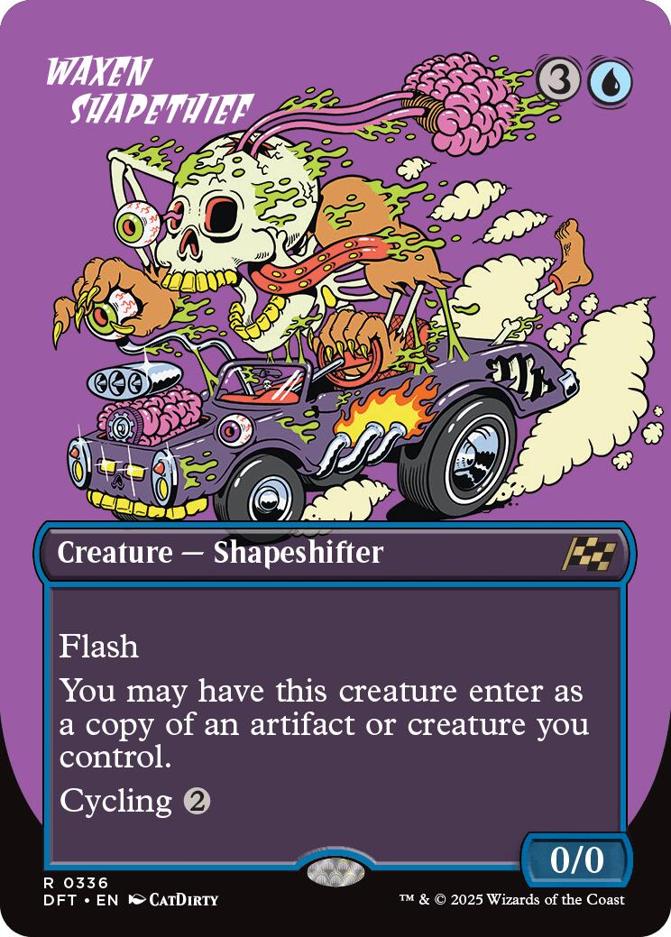 Waxen Shapethief (Borderless) [Aetherdrift] | GrognardGamesBatavia