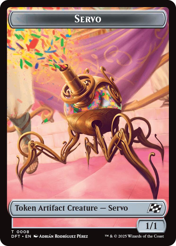 Servo // Thopter (0009) Double-Sided Token [Aetherdrift Tokens] | GrognardGamesBatavia