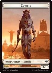 Champion of Wits // Zombie (0003) Double-Sided Token [Aetherdrift Tokens] | GrognardGamesBatavia