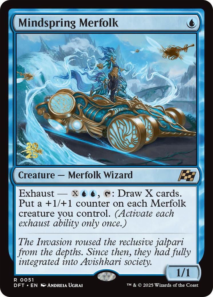 Mindspring Merfolk [Aetherdrift Prerelease Promos] | GrognardGamesBatavia