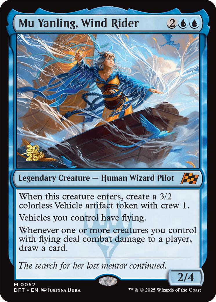 Mu Yanling, Wind Rider [Aetherdrift Prerelease Promos] | GrognardGamesBatavia