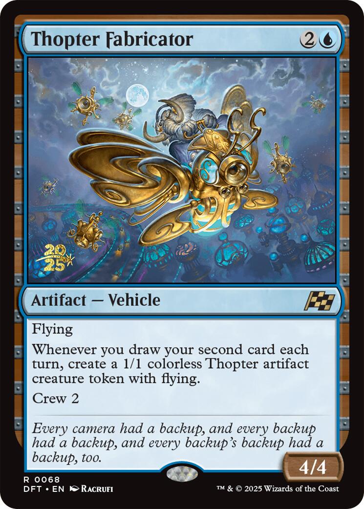 Thopter Fabricator [Aetherdrift Prerelease Promos] | GrognardGamesBatavia