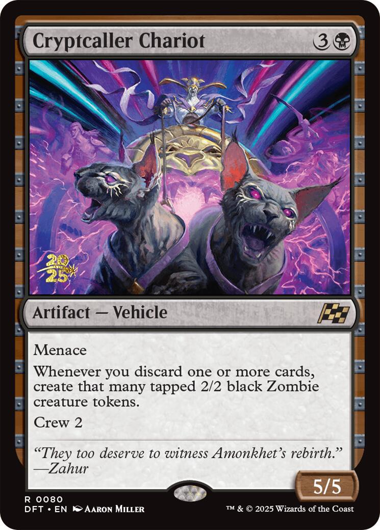 Cryptcaller Chariot [Aetherdrift Prerelease Promos] | GrognardGamesBatavia