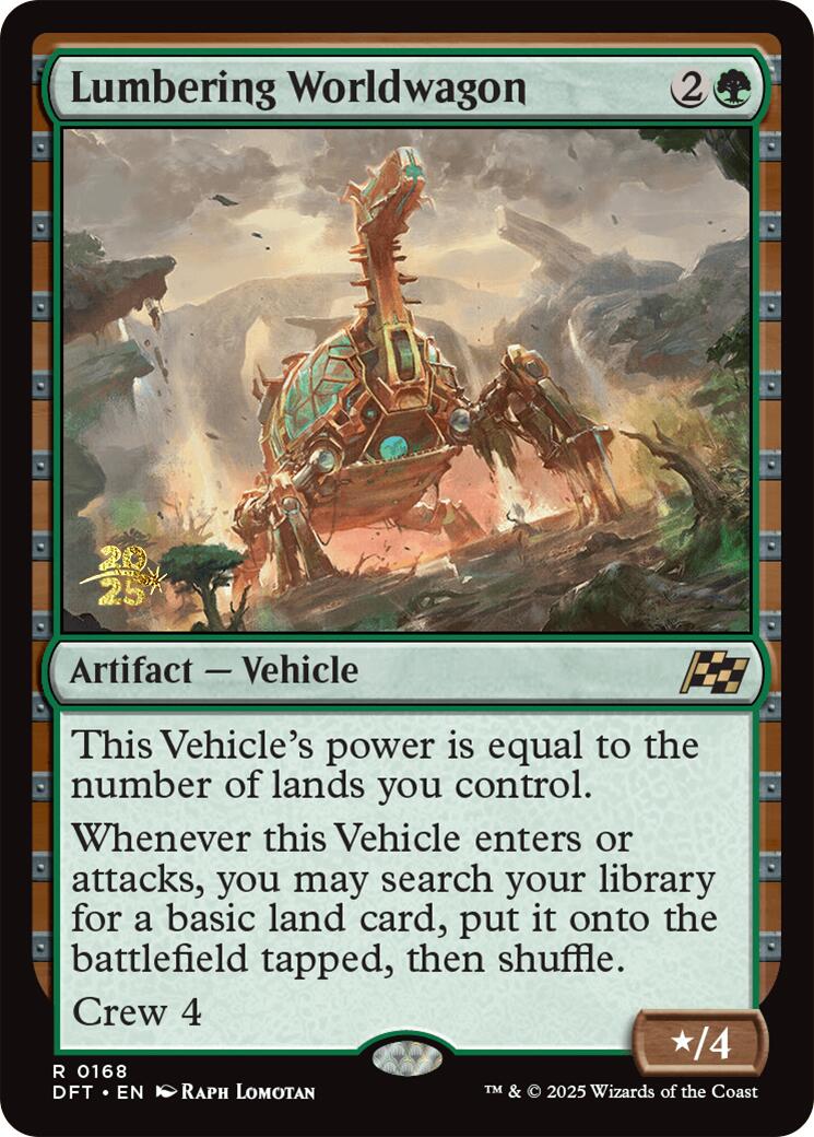 Lumbering Worldwagon [Aetherdrift Prerelease Promos] | GrognardGamesBatavia