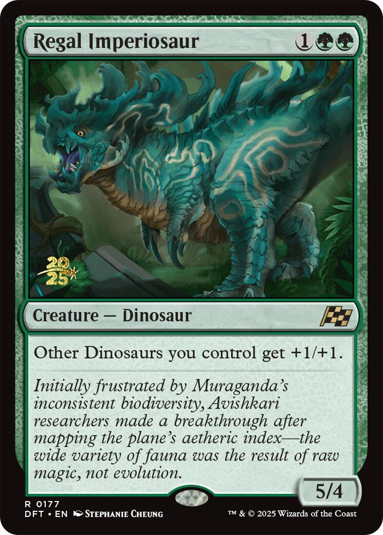 Regal Imperiosaur [Aetherdrift Prerelease Promos] | GrognardGamesBatavia