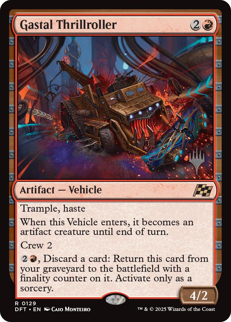 Gastal Thrillroller (Promo Pack) [Aetherdrift Promos] | GrognardGamesBatavia