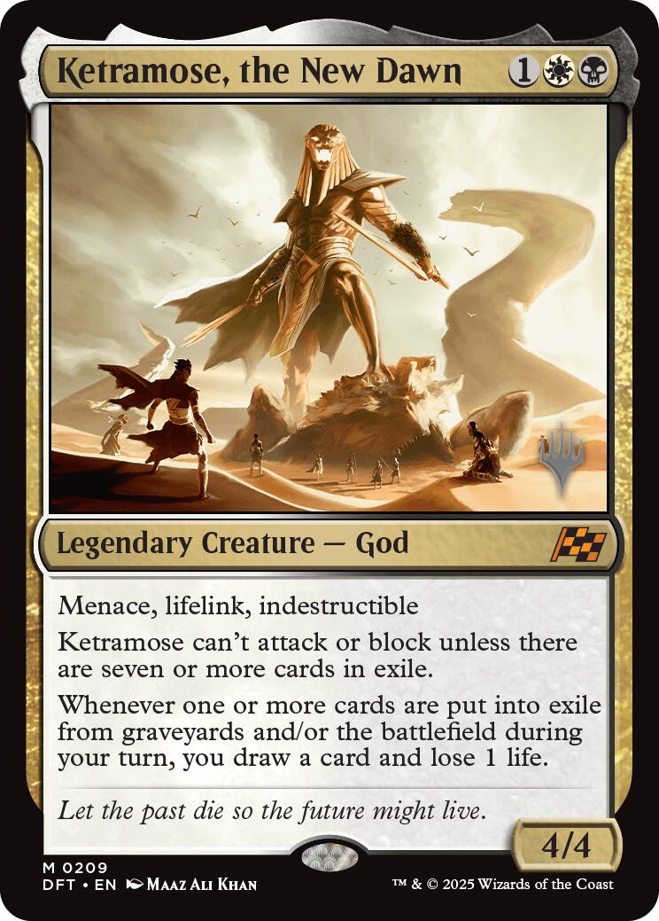 Ketramose, the New Dawn [Aetherdrift Promos] | GrognardGamesBatavia