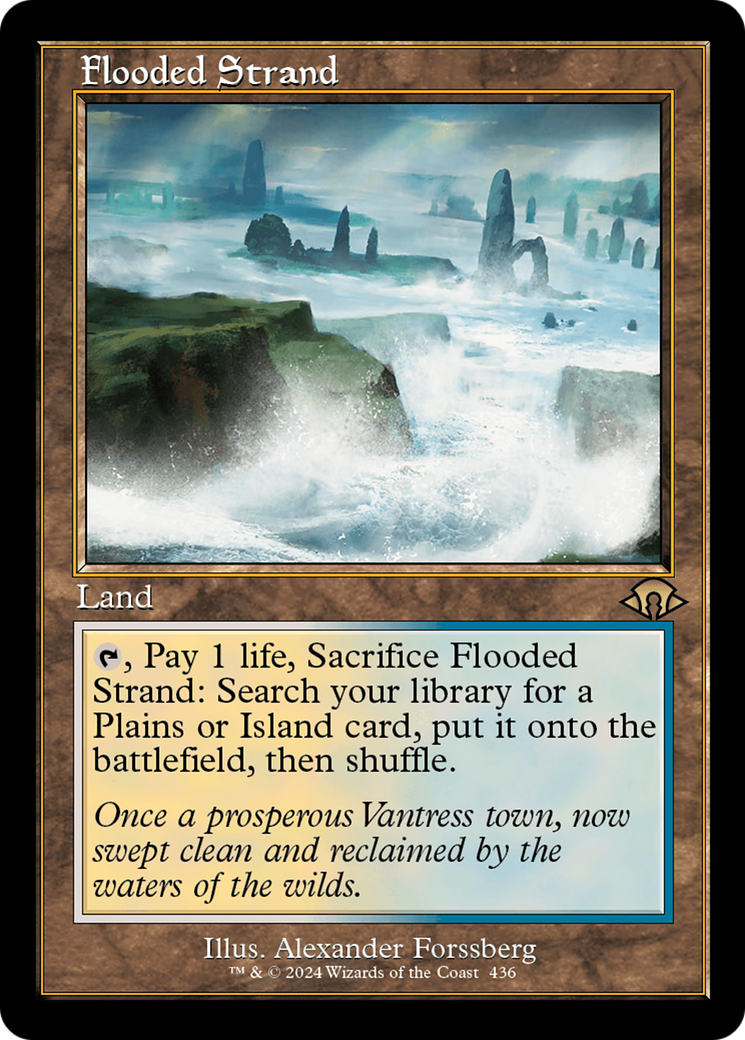 Flooded Strand (Retro) [Modern Horizons 3] | GrognardGamesBatavia