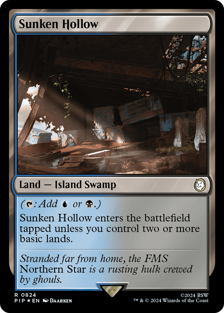 Sunken Hollow (Surge Foil) [Fallout] | GrognardGamesBatavia