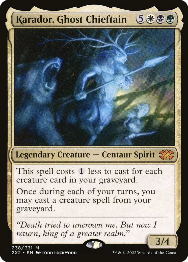 Karador, Ghost Chieftain [Double Masters 2022] | GrognardGamesBatavia