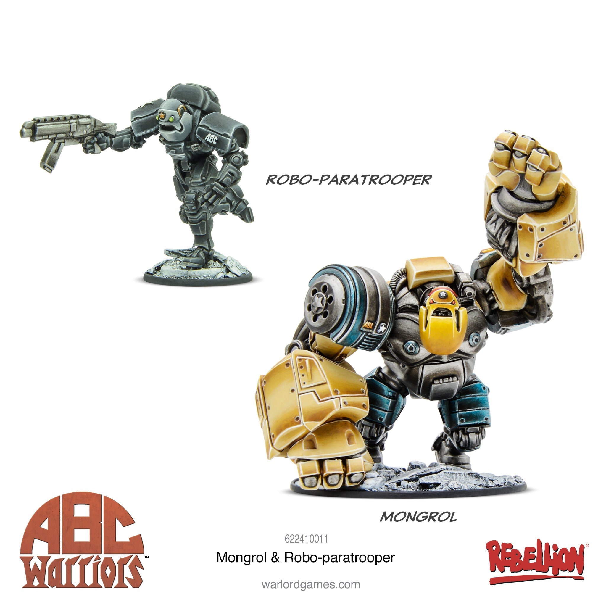 ABC Warriors: Mongrol & Robo-Paratrooper | GrognardGamesBatavia