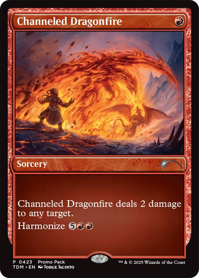 Channeled Dragonfire [Tarkir: Dragonstorm Promos] | GrognardGamesBatavia