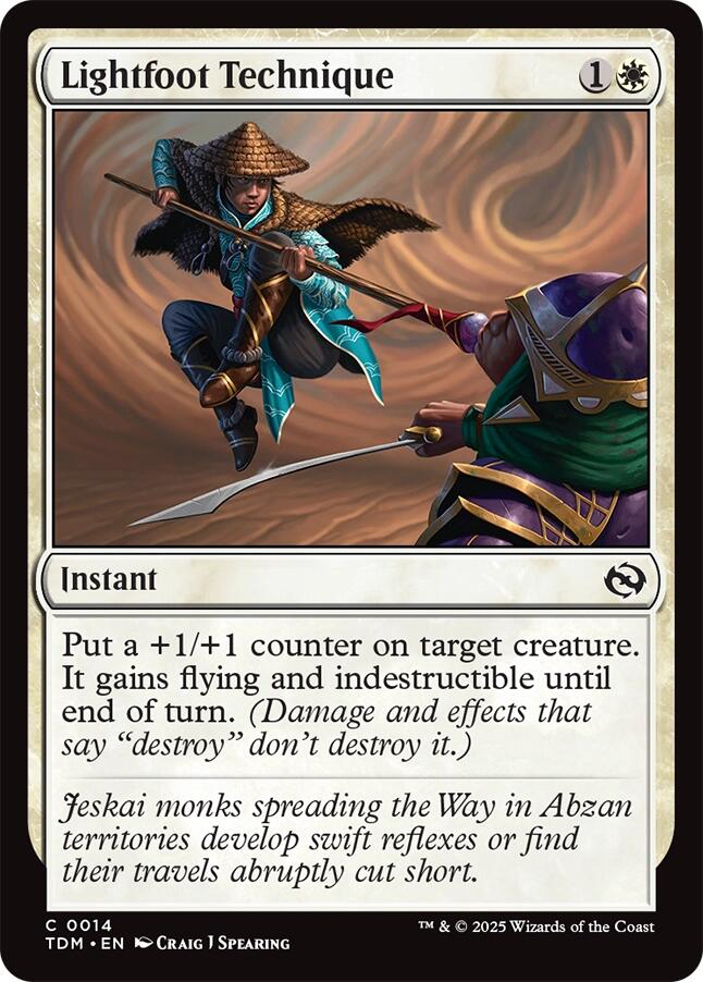 Lightfoot Technique [Tarkir: Dragonstorm] | GrognardGamesBatavia