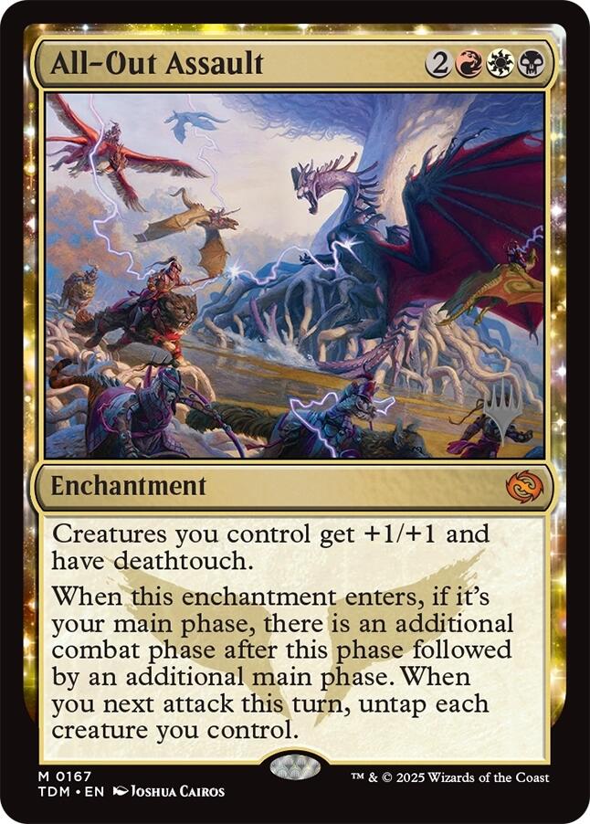 All-Out Assault [Tarkir: Dragonstorm Promos] | GrognardGamesBatavia