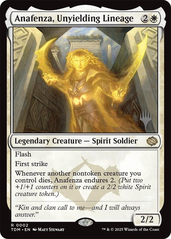 Anafenza, Unyielding Lineage [Tarkir: Dragonstorm Promos] | GrognardGamesBatavia