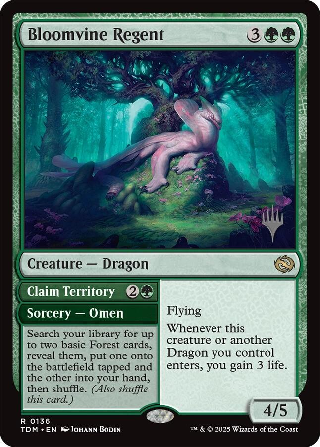Bloomvine Regent [Tarkir: Dragonstorm Promos] | GrognardGamesBatavia