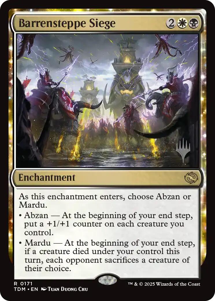 Barrensteppe Siege [Tarkir: Dragonstorm Promos] | GrognardGamesBatavia