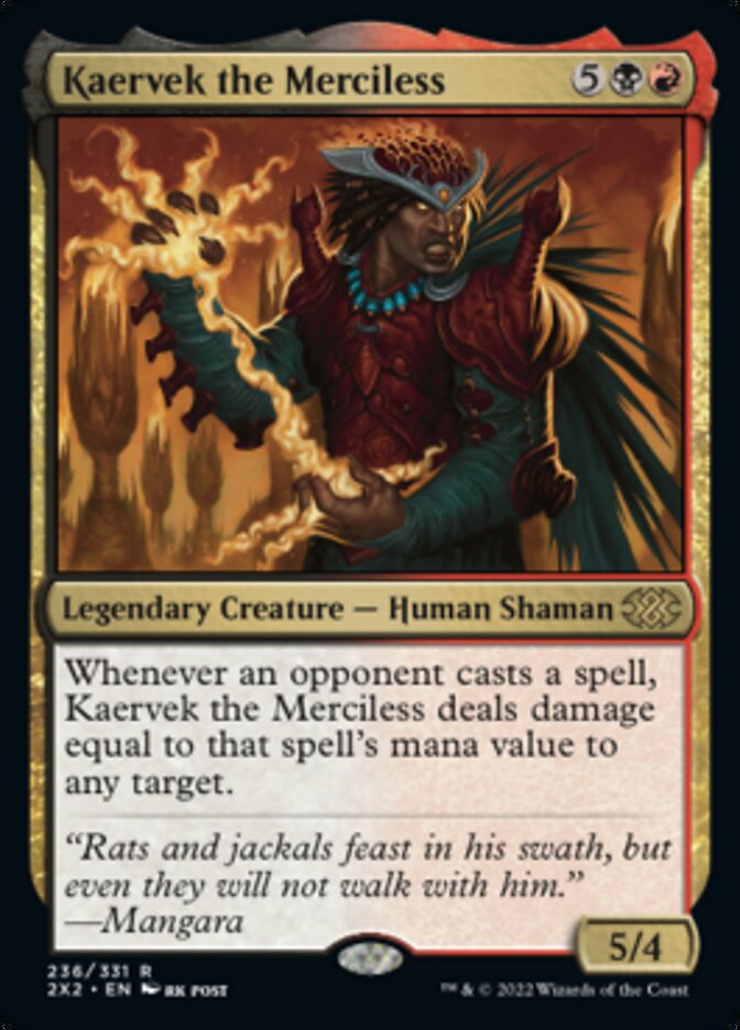 Kaervek the Merciless [Double Masters 2022] | GrognardGamesBatavia