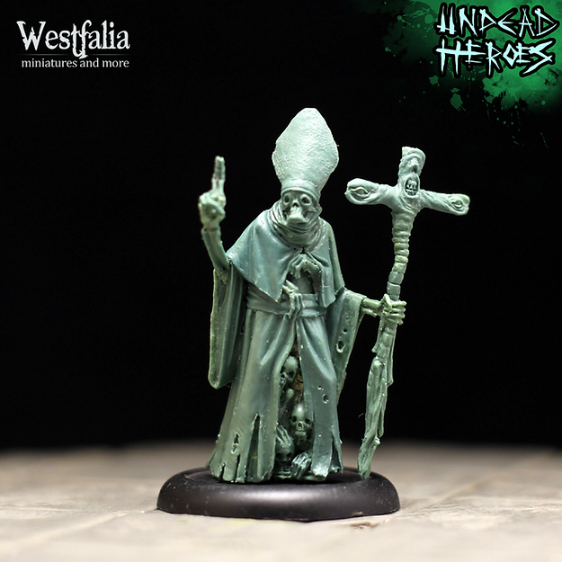 Westfalia Miniatures: Large Bone Pope | GrognardGamesBatavia