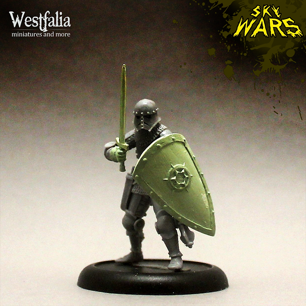 Westfalia Miniatures: Death Knight Minion with Sword and Shield | GrognardGamesBatavia