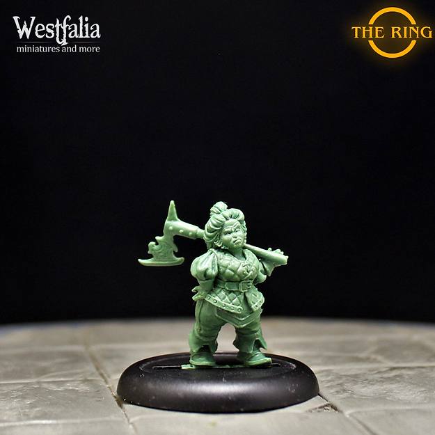 Westfalia Miniatures: The Dwarf King's Daughter | GrognardGamesBatavia