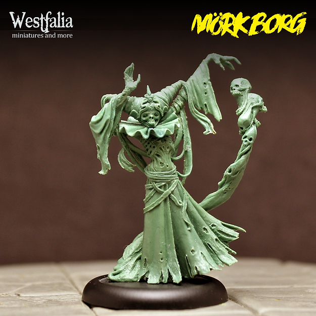 Westfalia Miniatures: Undead Necromancer (Mork Borg) | GrognardGamesBatavia