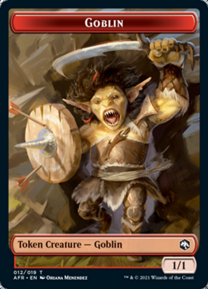 Dungeon of the Mad Mage // Goblin Double-Sided Token [Dungeons & Dragons: Adventures in the Forgotten Realms Tokens] | GrognardGamesBatavia